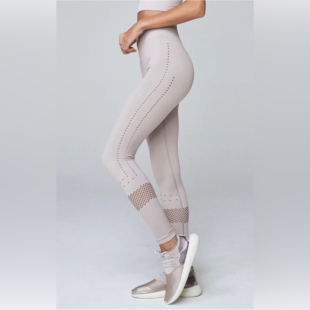 Varley Justin workout set, light gray. Purchased at Equinox.